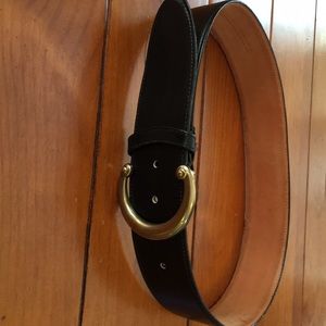 Black Coach belt